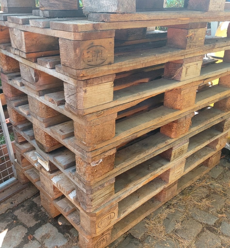 epal paletten, Doe-het-zelf en Bouw, Hout en Planken, Ophalen, Gebruikt, 50 mm of meer, Pallet