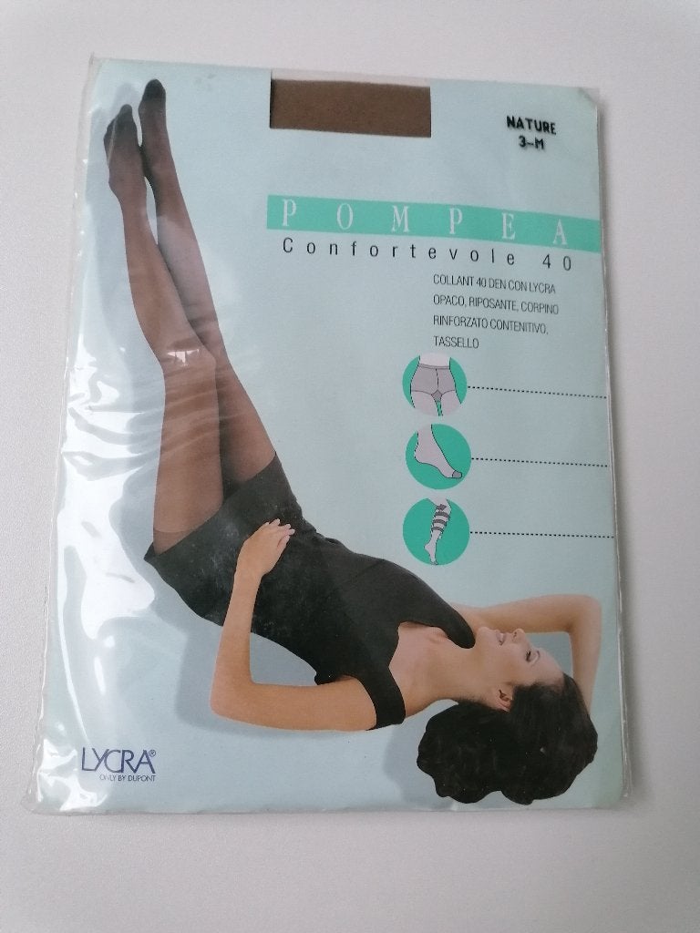Panty nature en panty tabacco 40 den, van Pompea, M NIEUW, Ophalen of Verzenden, Nieuw, Panty