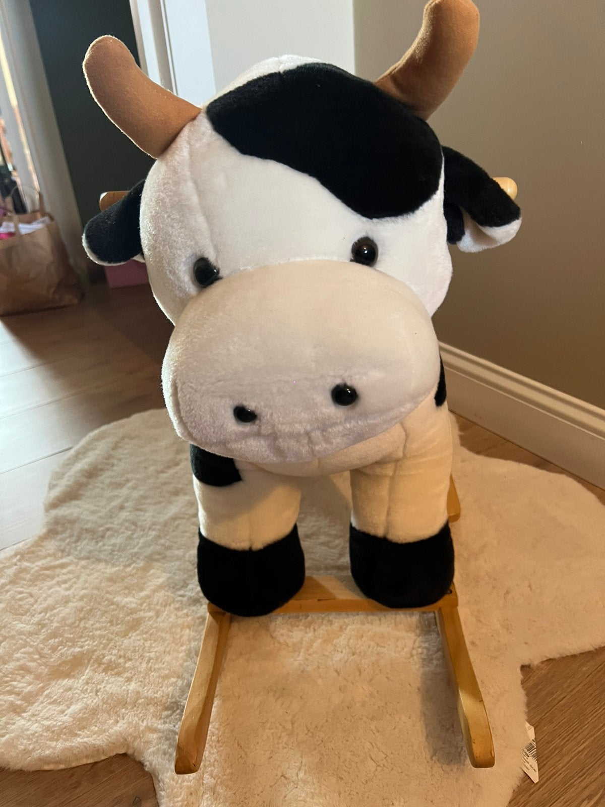 Schommelkoe, Enfants & Bébés, Jouets | Jouets a bascule, Enlèvement, Comme neuf
