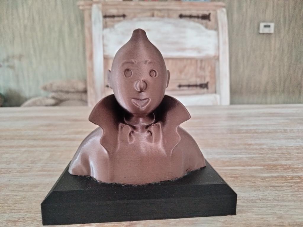 3d geprint kuifje, Overige thema's, Overige typen, Nieuw, Meerkleurig