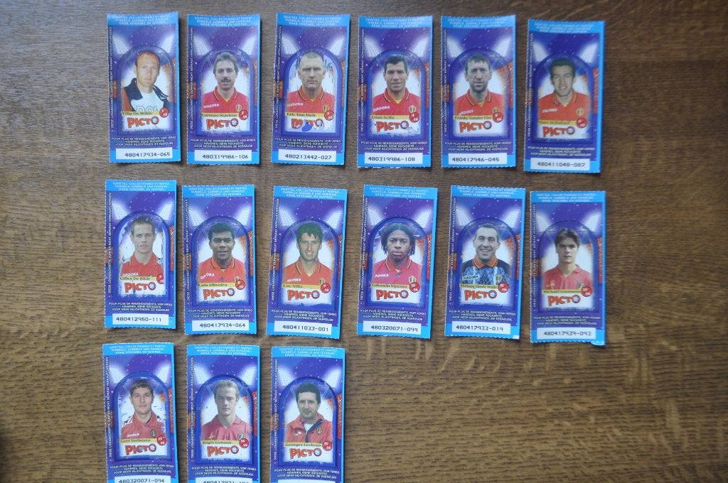 UITGAVE PICTO RODE DUIVELS KAARTJES @ 1 EURO/STUK, Enlèvement ou Envoi, Comme neuf, Plusieurs images