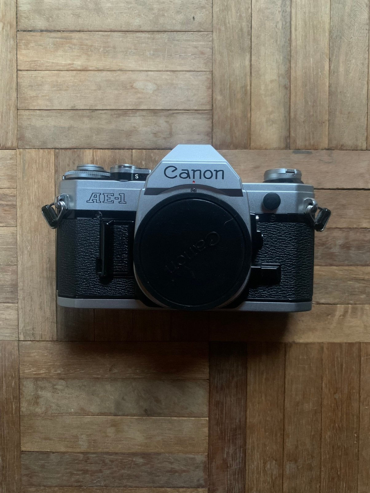 Canon argentique AE-1, Ophalen of Verzenden, Zo goed als nieuw, Canon