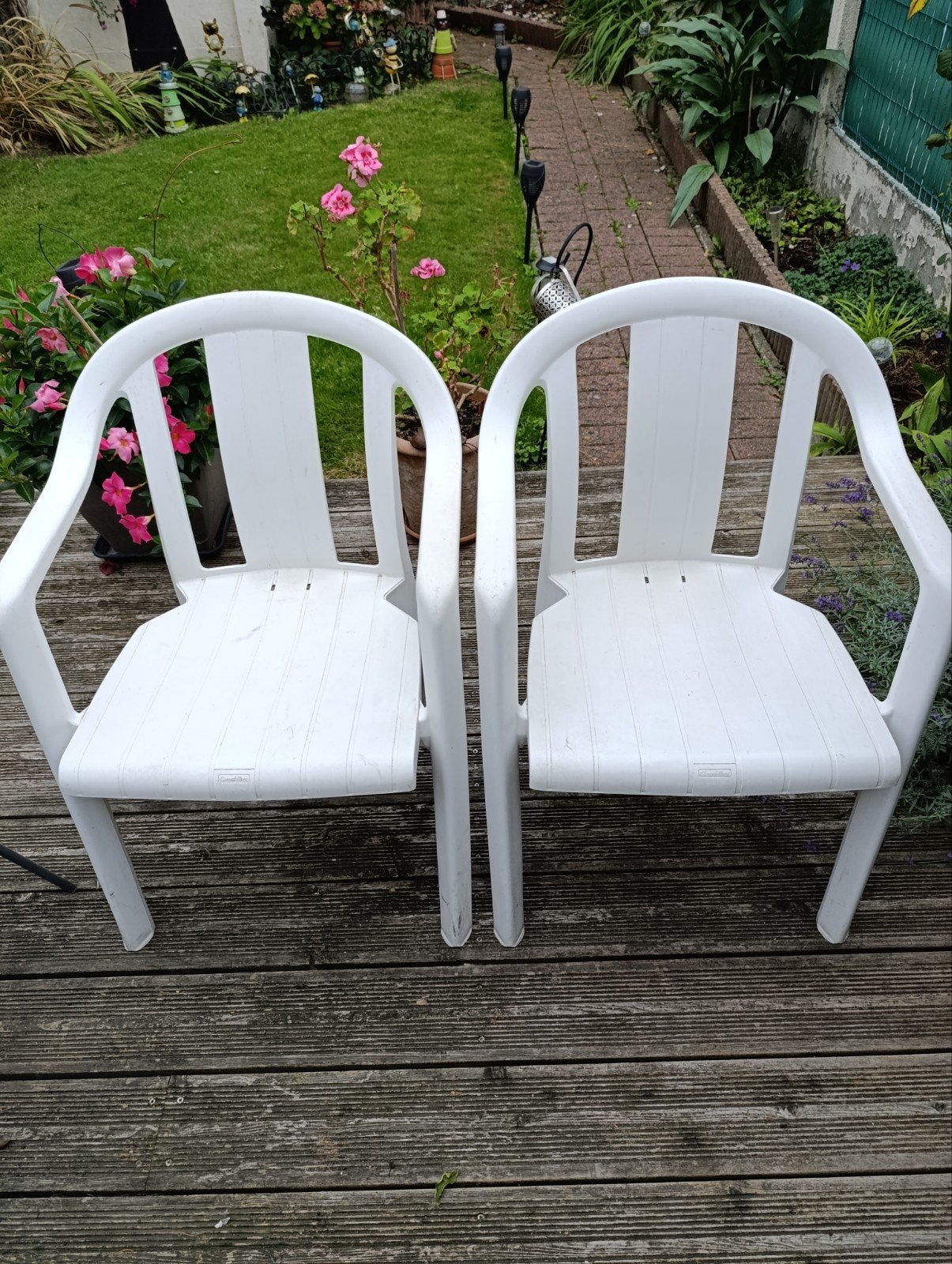 chaises de jardin, Ophalen