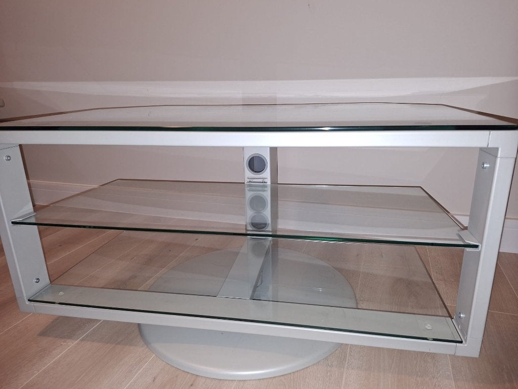 Glazen TV-meubel, Huis en Inrichting, Ophalen, 50 tot 100 cm, Minder dan 100 cm, Modern