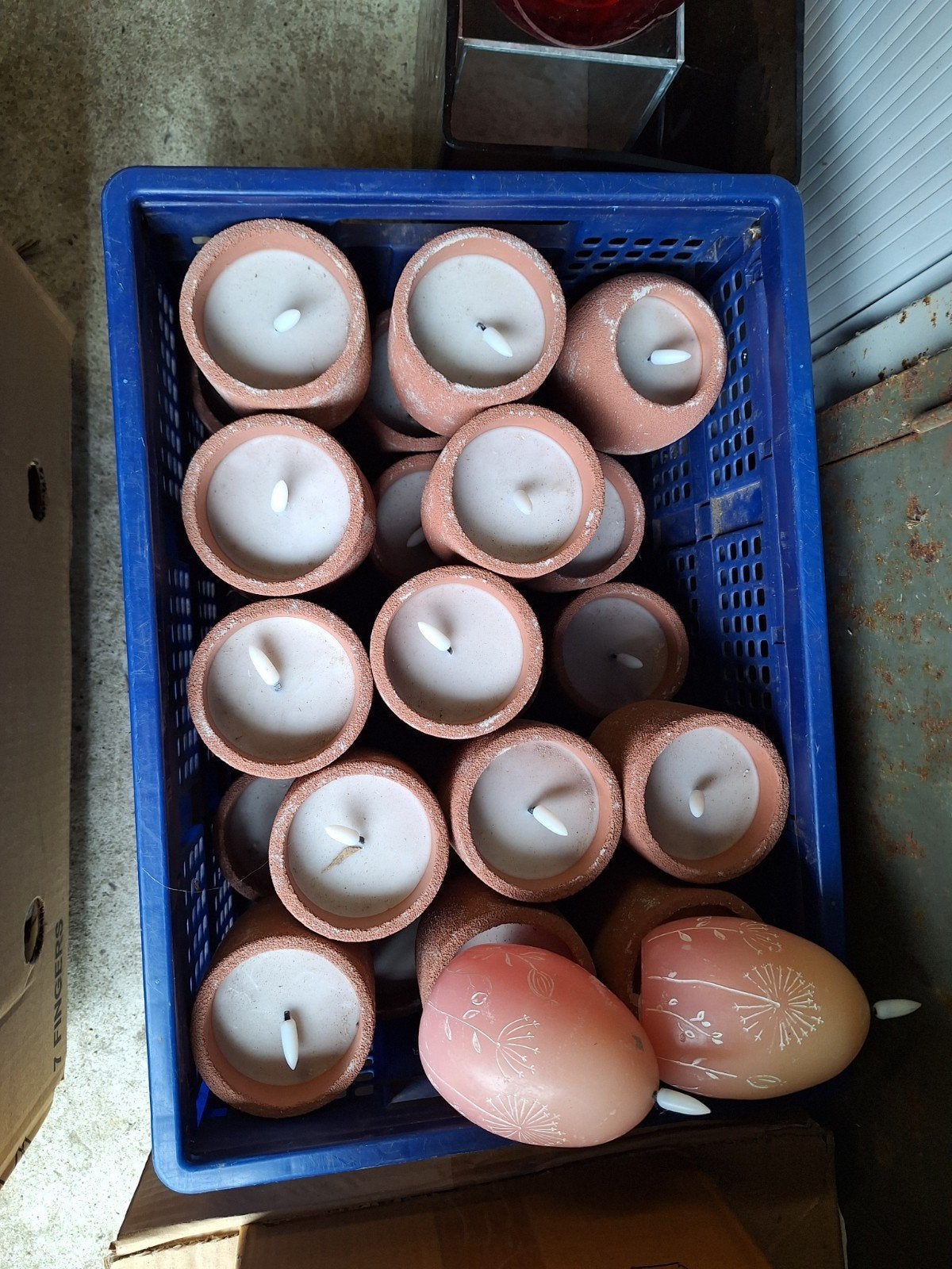 Led kaarsen, Ophalen