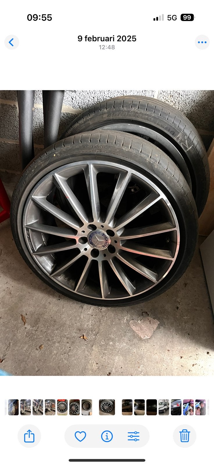 Mercedes 20 inch AMG velgen, Auto-onderdelen, Banden en Velgen, Ophalen, 20 inch, Velg(en)