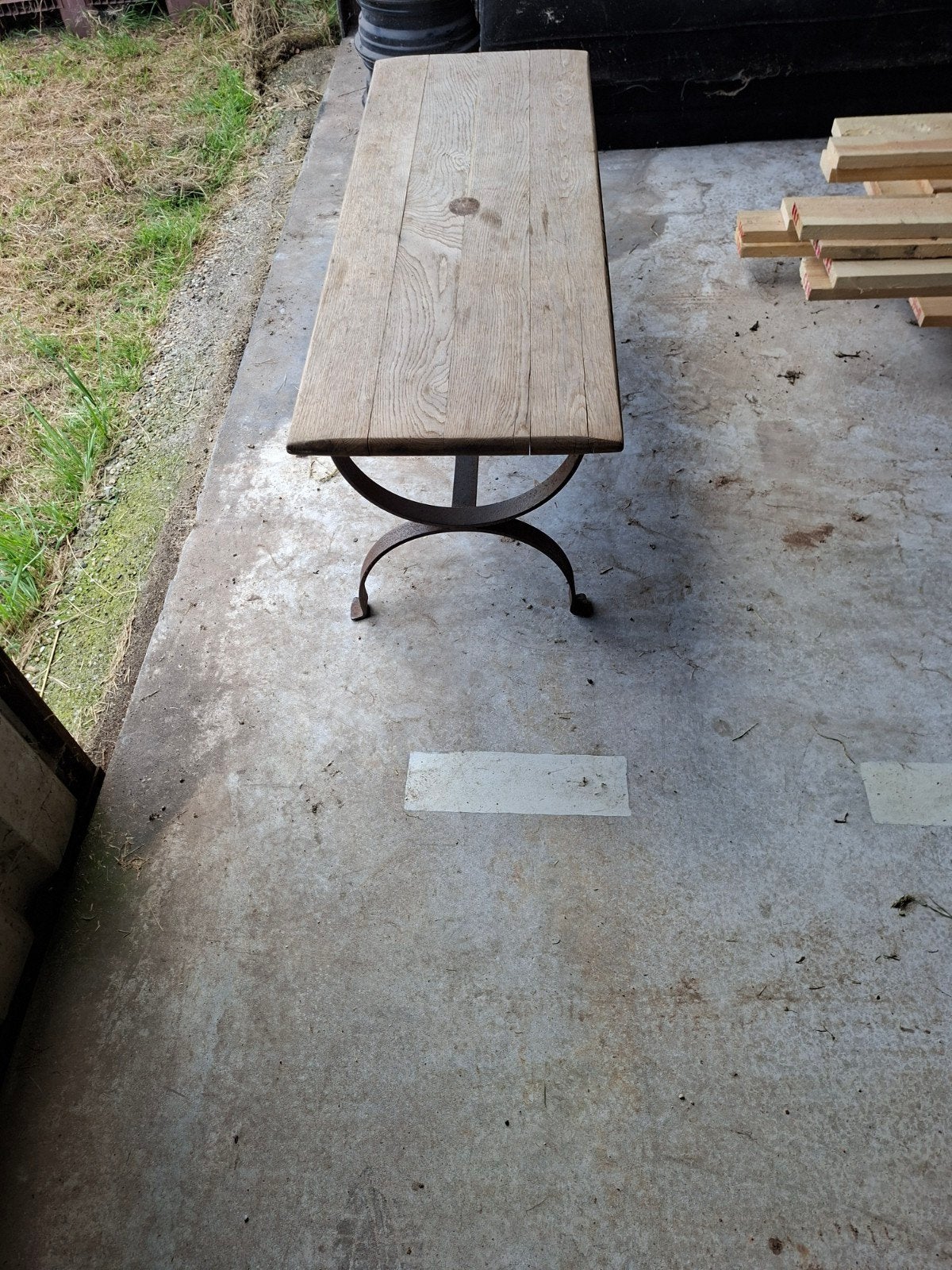 salontafel, Ophalen