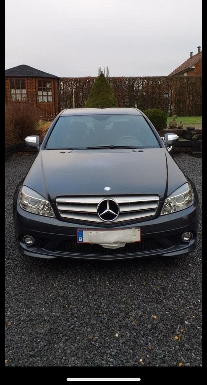 Mercedes C200 AMG line Avantgarde 2009 164 000 km, 100 kW, Argent ou Gris, Achat, Boîte manuelle