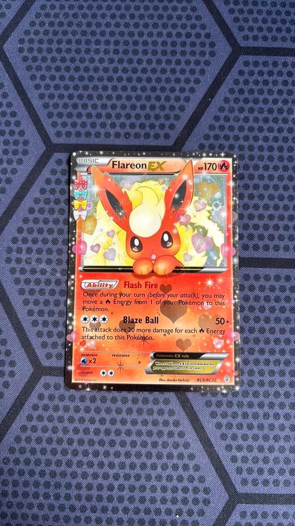 Flareon EX #RC6, Enlèvement, Utilisé