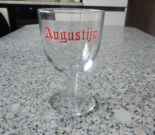nr.2 - Bierglas augustijn, Verzamelen, Biermerken, Ophalen of Verzenden, Zo goed als nieuw, Glas of Glazen