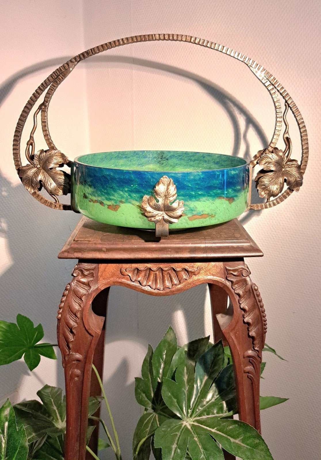 Coupe à Fruits / Centre de Table Art Déco – Style Degué 1920, Enlèvement ou Envoi