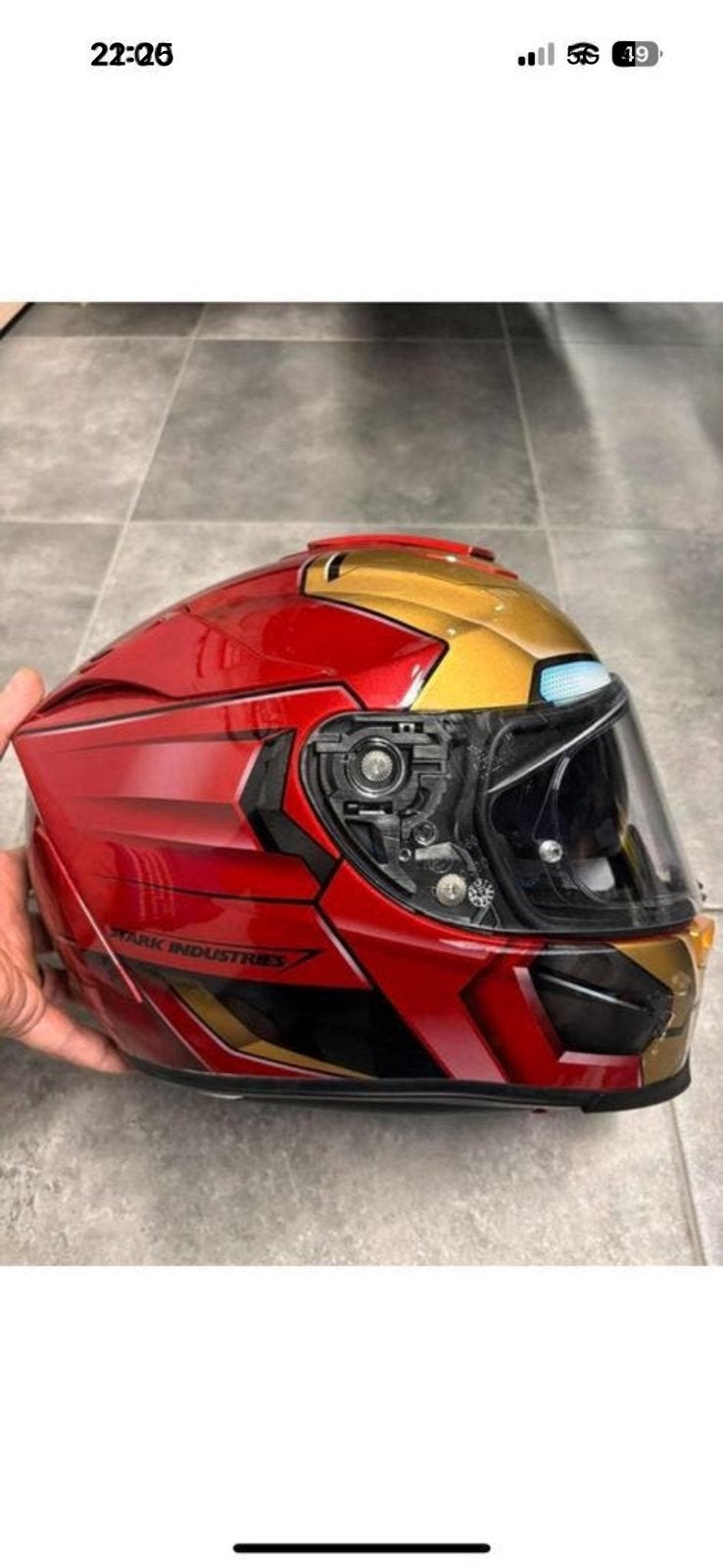 HJC RPHA-70 Iron man, Motos, Vêtements | Casques de moto, M, HJC, Enlèvement