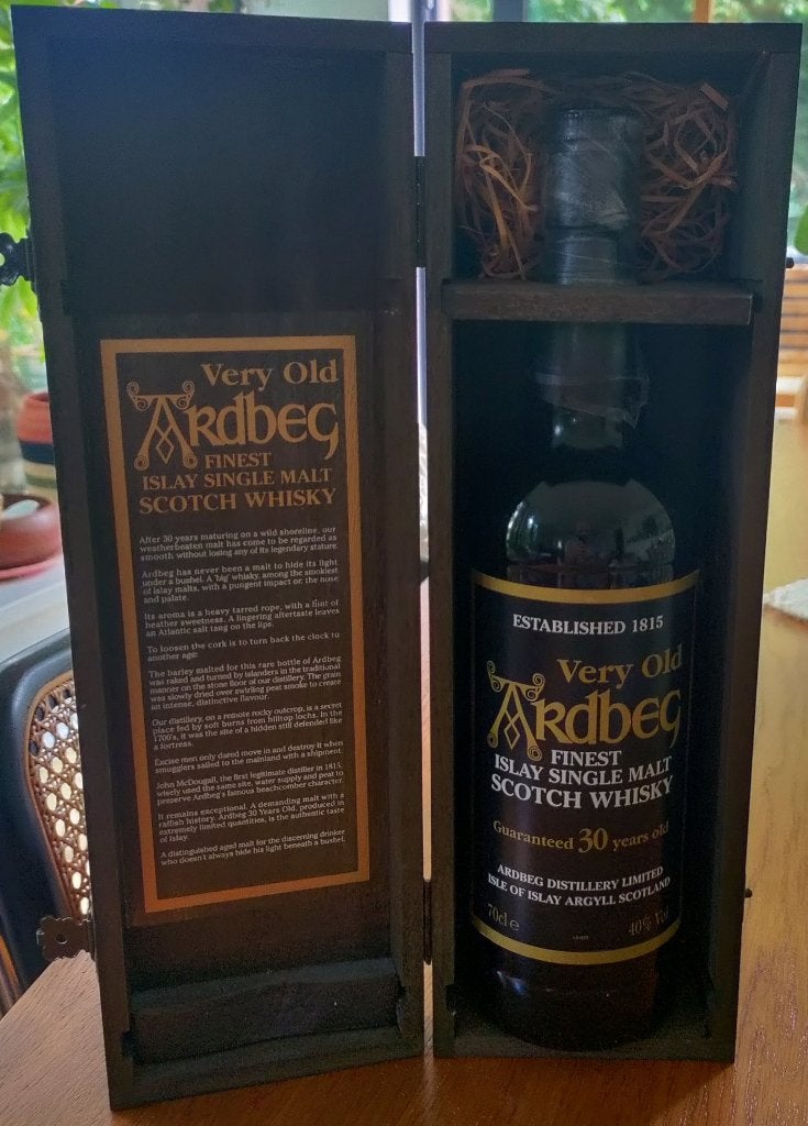 Ardbeg 30 Very Old whisky 70cl, Ophalen of Verzenden, Nieuw, Vol