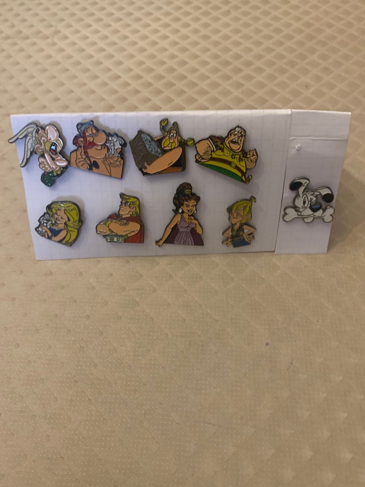 Lot de 9 épingles rétro Astérix et Obélix, Enlèvement ou Envoi, Comme neuf