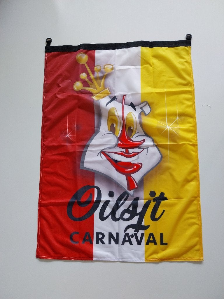 Vlag Aalst Carnaval Oilsjt, Ophalen of Verzenden