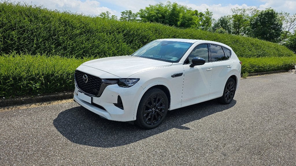 Mazda CX-60 2.5 AWD Homura (full + panoramdak), Auto's, Mazda, Dealer onderhouden, 4 cilinders, Automatische klimaatregeling, Wit