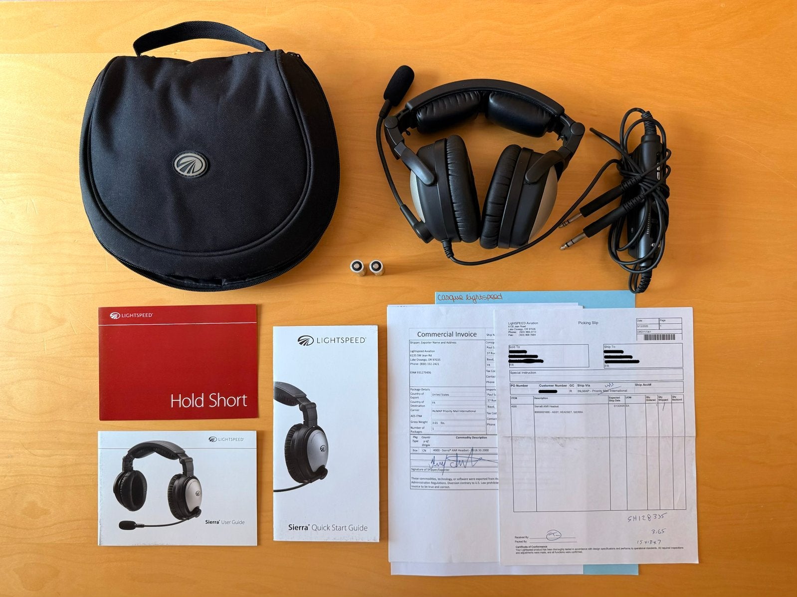 Casque Lightspeed Sierra ANR Bluetooth, TV, Hi-fi & Vidéo, Casques audio, Enlèvement, Comme neuf, Bluetooth