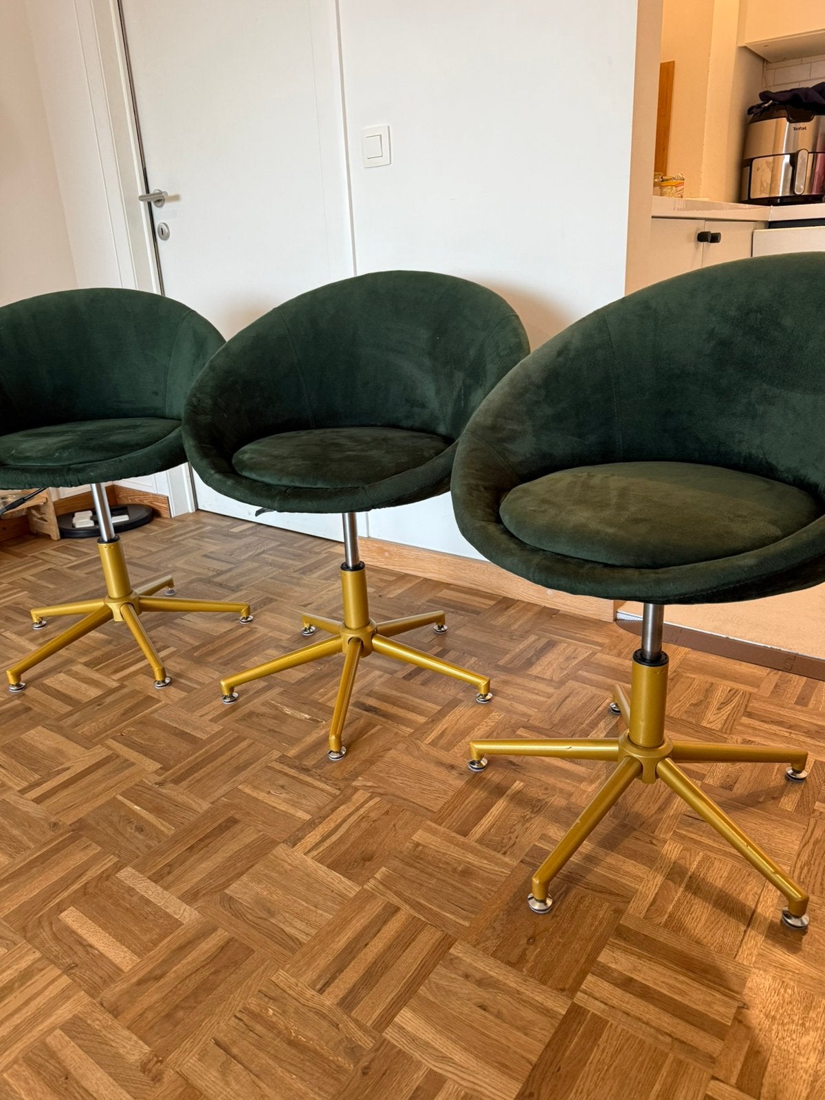 Chaises/chaises, Maison & Meubles, Trois, Autres couleurs, Enlèvement, Utilisé