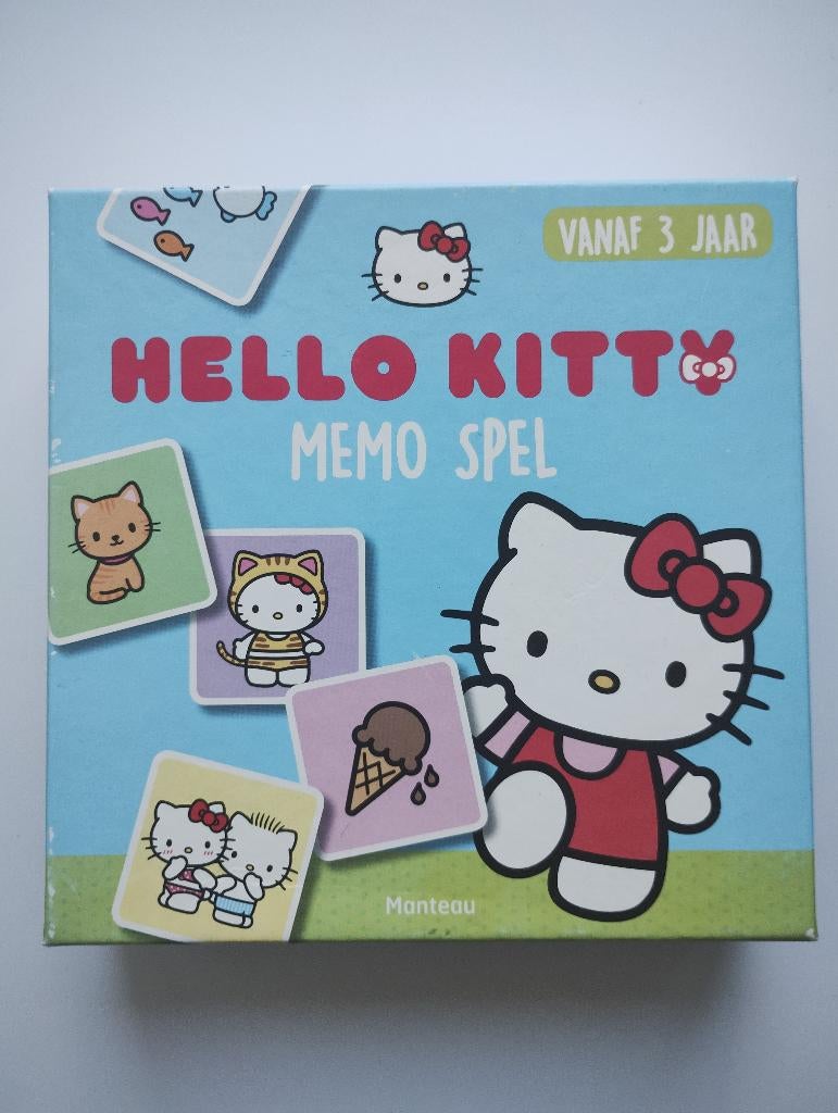 Hello Kitty Memory Spel, Hobby en Vrije tijd, Ophalen of Verzenden, Zo goed als nieuw