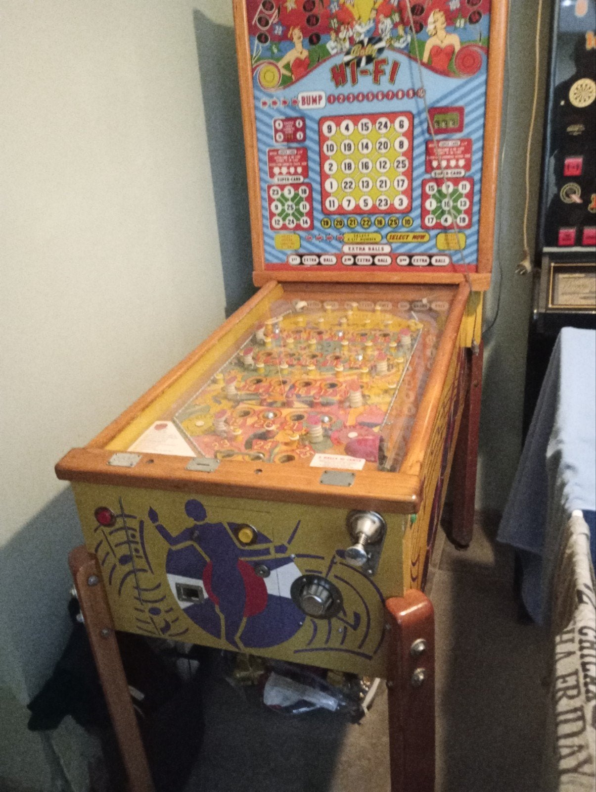 bingo de 1954., Ophalen