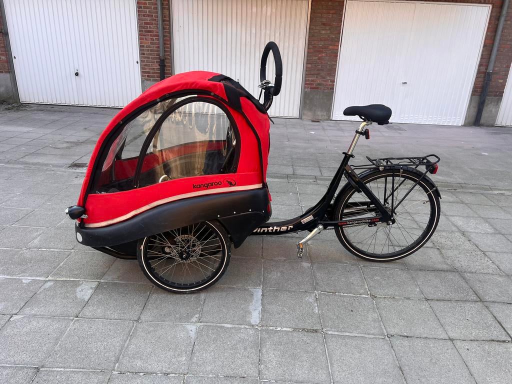 Winther Kangaroo bakfiets — 2 kinderen — klaar om te rijden!, Fietsen en Brommers, Fietsen | Bakfietsen, Gebruikt, Overige merken