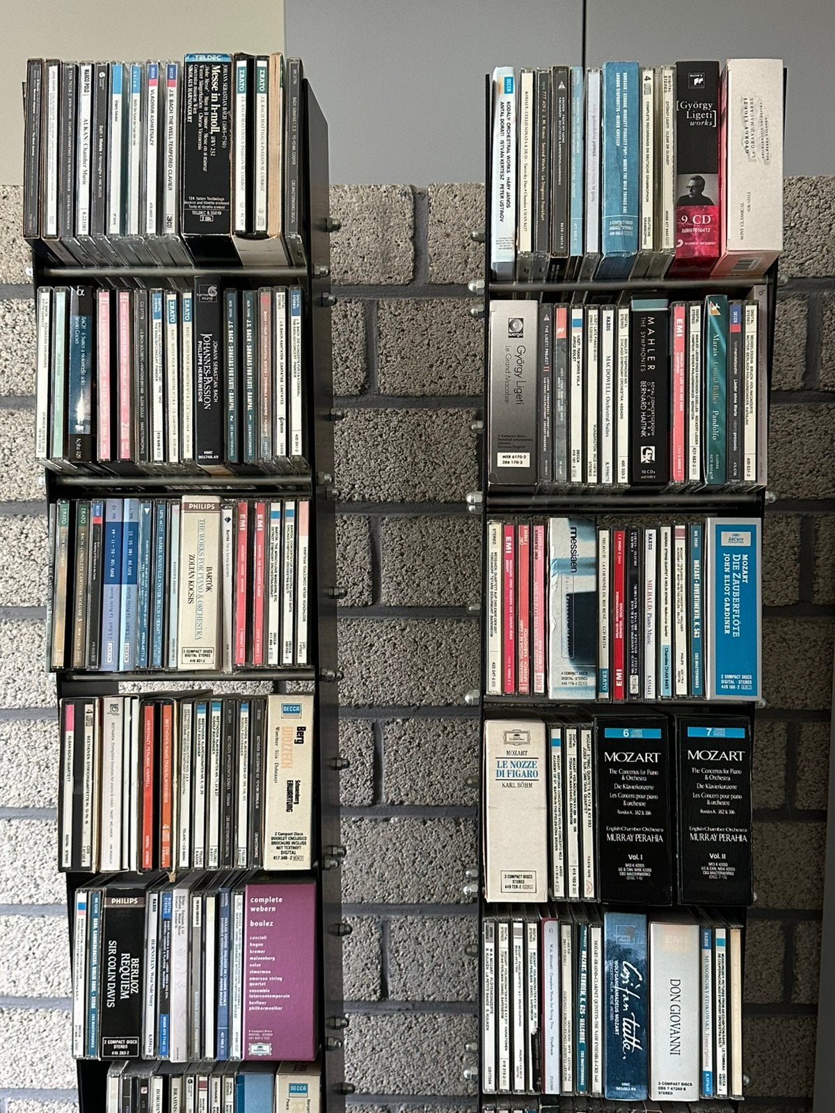 Twee cd rekken te koop, Huis en Inrichting, Woonaccessoires | Cd- en Dvd-rekken, Ophalen, Zo goed als nieuw