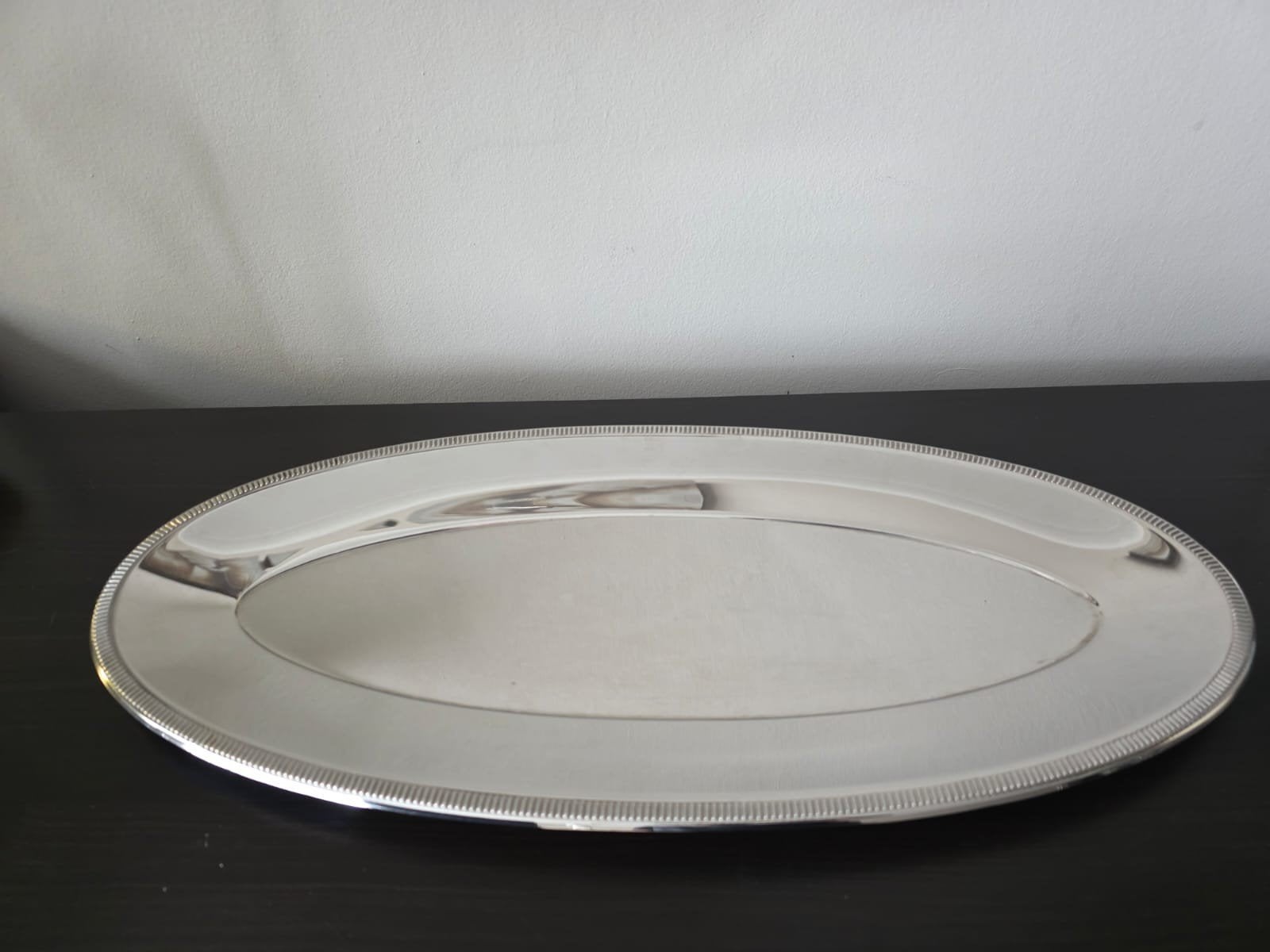 Grand plat à poisson en inox, Ophalen