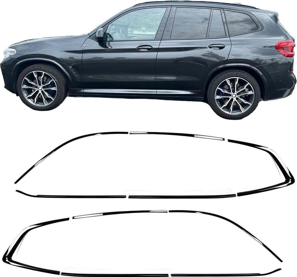 Shadow Line Raam lijsten Glans Zwart voor Bmw X3 Serie G01, Verzenden