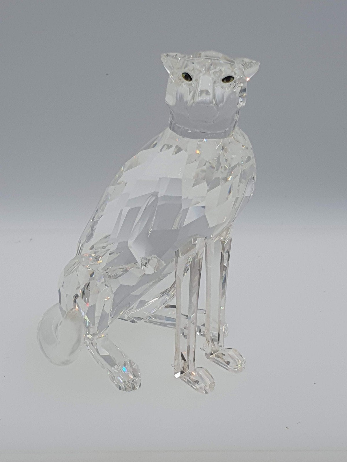 Swarovski Jachtluipaard zittend., Verzamelen, Ophalen of Verzenden, Zo goed als nieuw