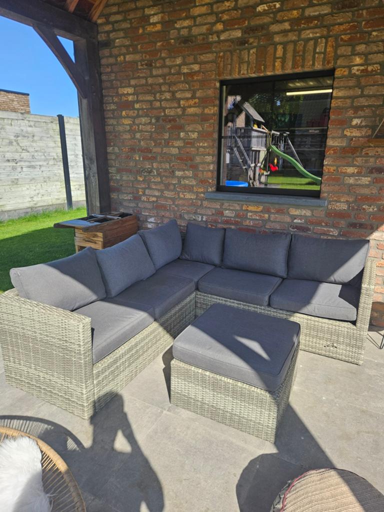 Gratis loungeset, Tuin en Terras, Ophalen, Kunststof, 5 zitplaatsen, Loungeset