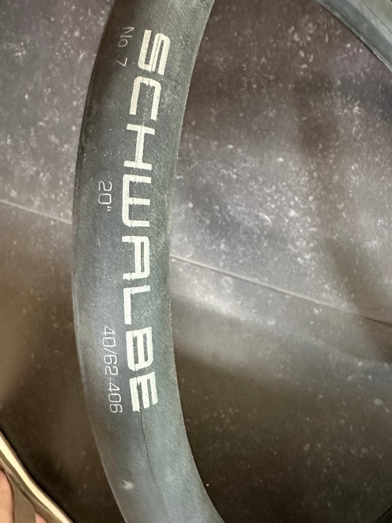 Chambre à air Schwalbe 20 pouces pour vélo pour enfants, Caoutchouc, Kinderfiets, Enlèvement, Utilisé