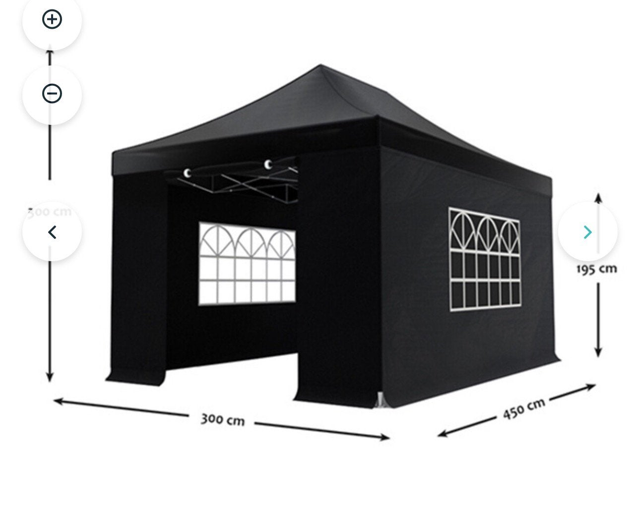 Easy-up vouw tent 3x4,5m, Ophalen, Opvouwbaar, Partytent, Minder dan 4 meter