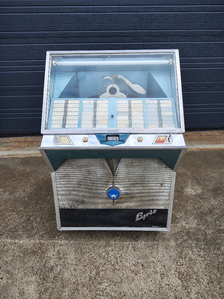 Wurlitzer Lyric E/ Kieswiel (1963) jukebox /opknapper !!, Verzamelen, Automaten | Jukeboxen, Ophalen, Wurlitzer