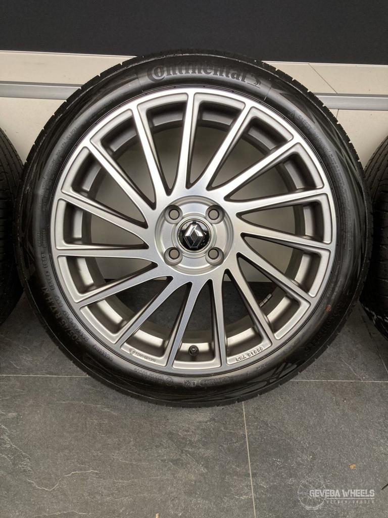 17''  Renault Clio V sport velgen + banden 4x100 205/45/17, Auto-onderdelen, Banden en Velgen, Gebruikt, -, -, Banden en Velgen