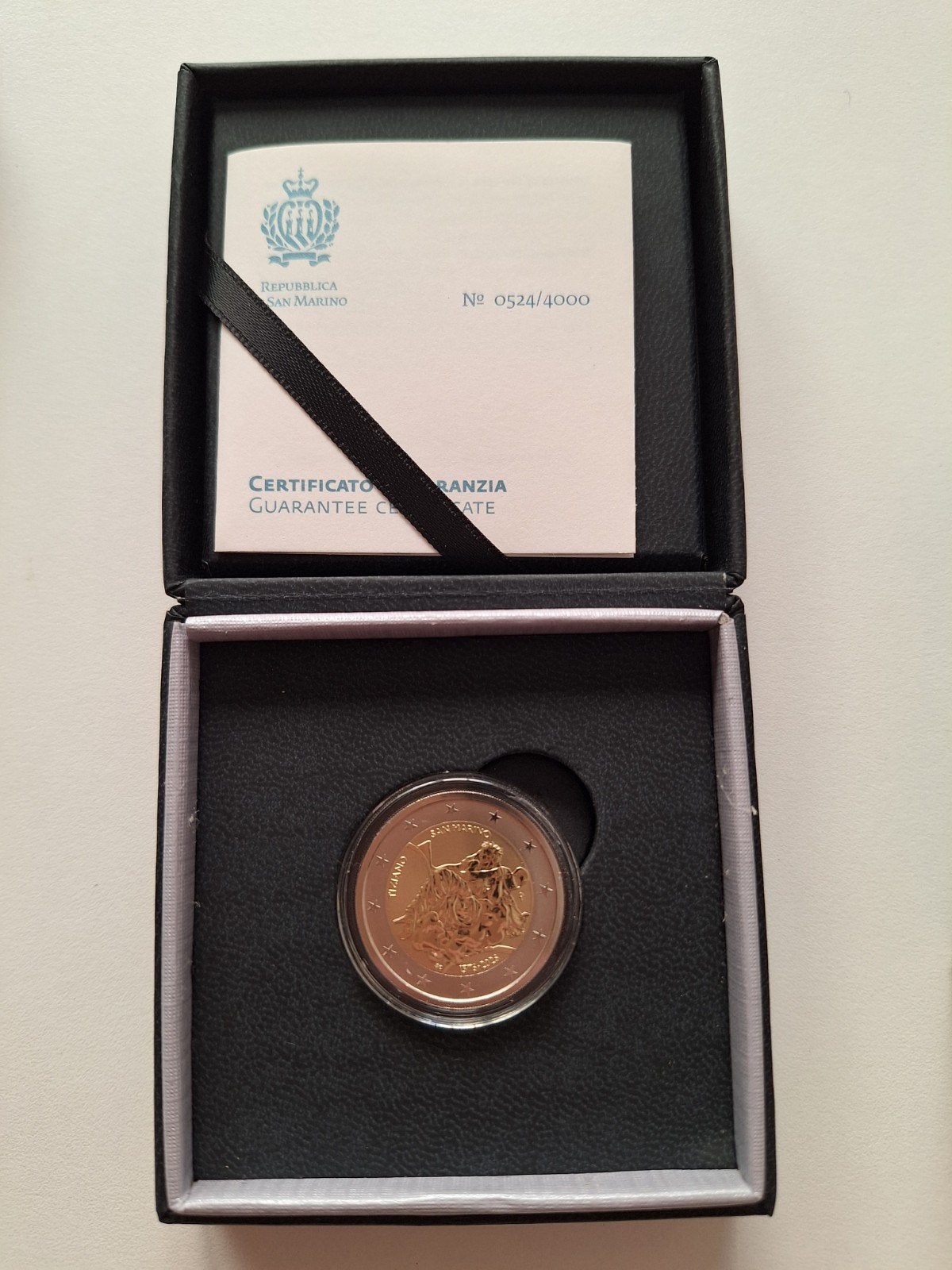 San marino tiziano reserve proof, Timbres & Monnaies, Enlèvement ou Envoi