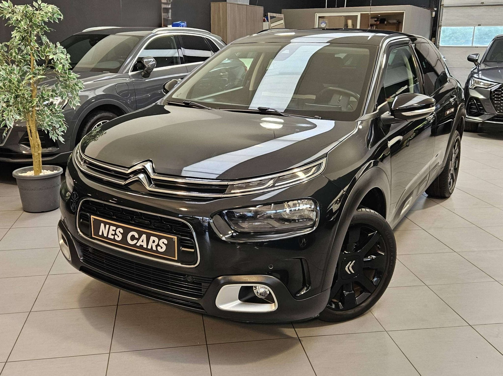 Citroën C4 Cactus C4 CACTUS 1.2i SHINE,GPS,CAMERA,TOIT PANO, Achat, Euro 6, Boîte manuelle, Noir