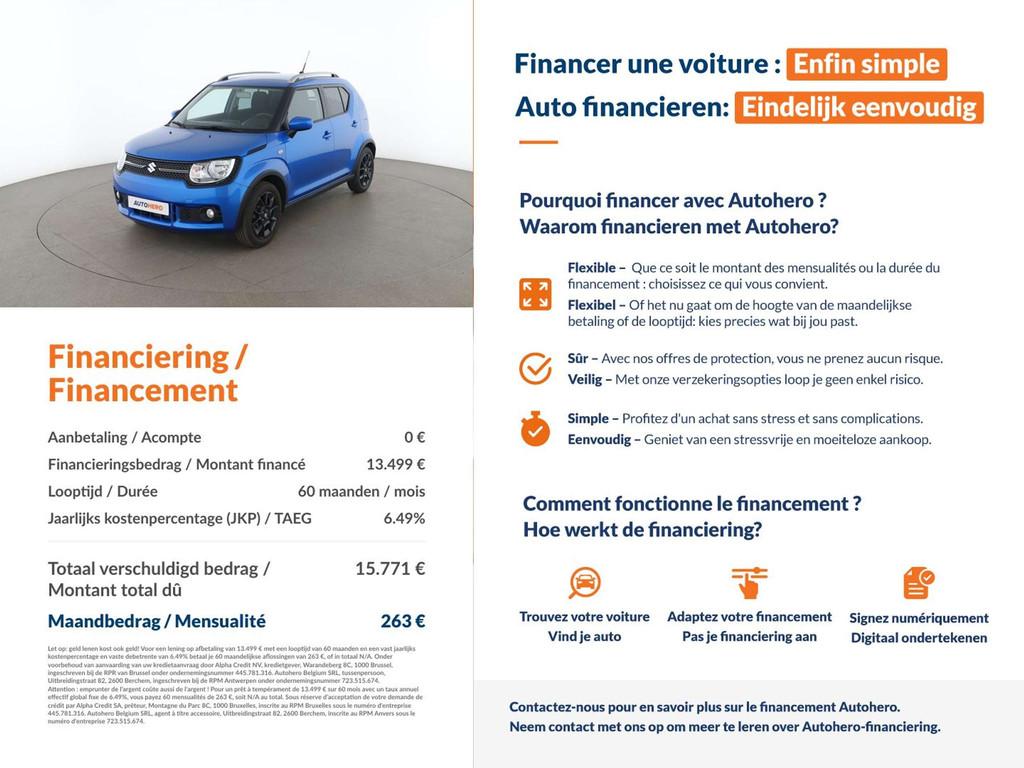 Suzuki Ignis 1.2 DualJet Pack (année de construction 2018), Autos, Suzuki, 1242 cm³, Achat, 90 ch, Euro 6