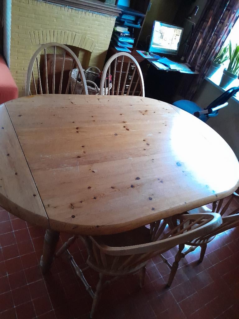 eettafel met stoelen, Huis en Inrichting, Ophalen