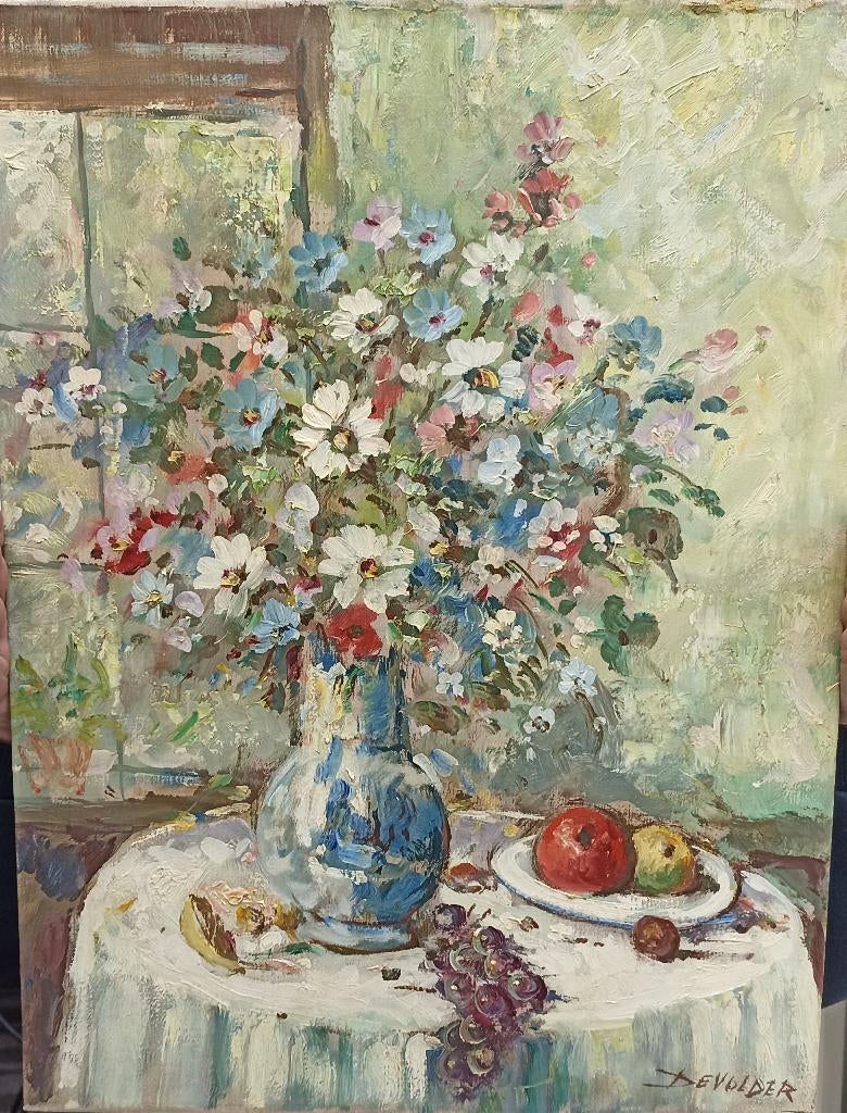 Olieverf schilderij, Antiek en Kunst, Ophalen