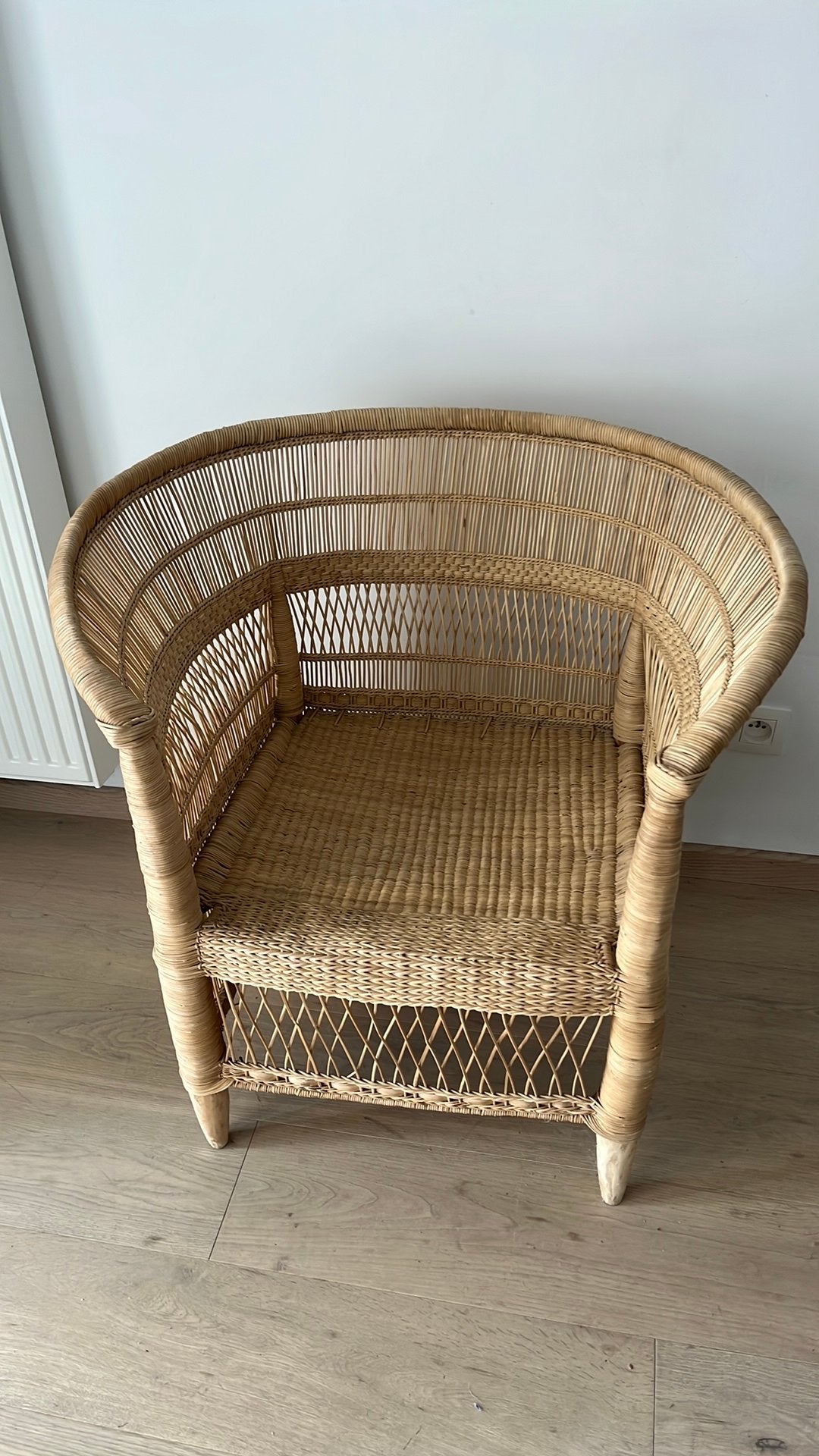 Chaise en osier, Maison & Meubles, Enlèvement, Comme neuf