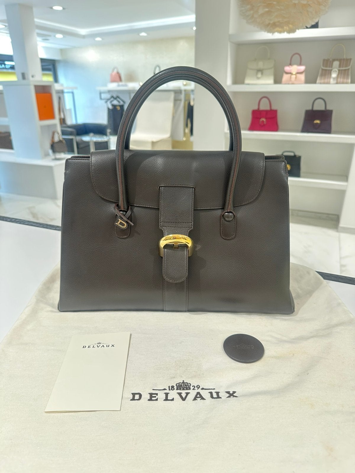 Delvaux Brillant Cabriolet - Café, Ophalen, Gebruikt