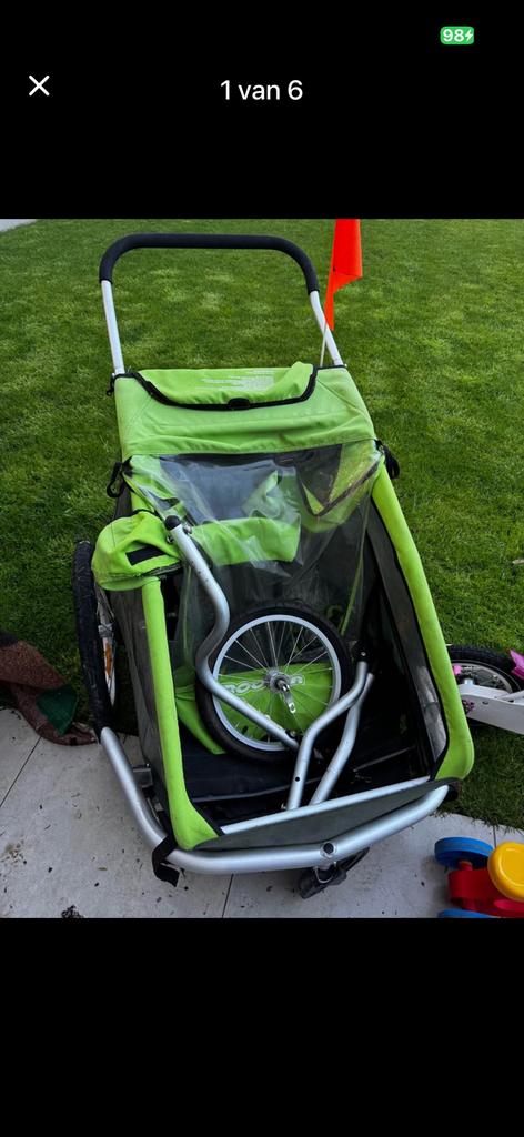 Fietskar croozer, Ophalen, Gebruikt, Kinderkar