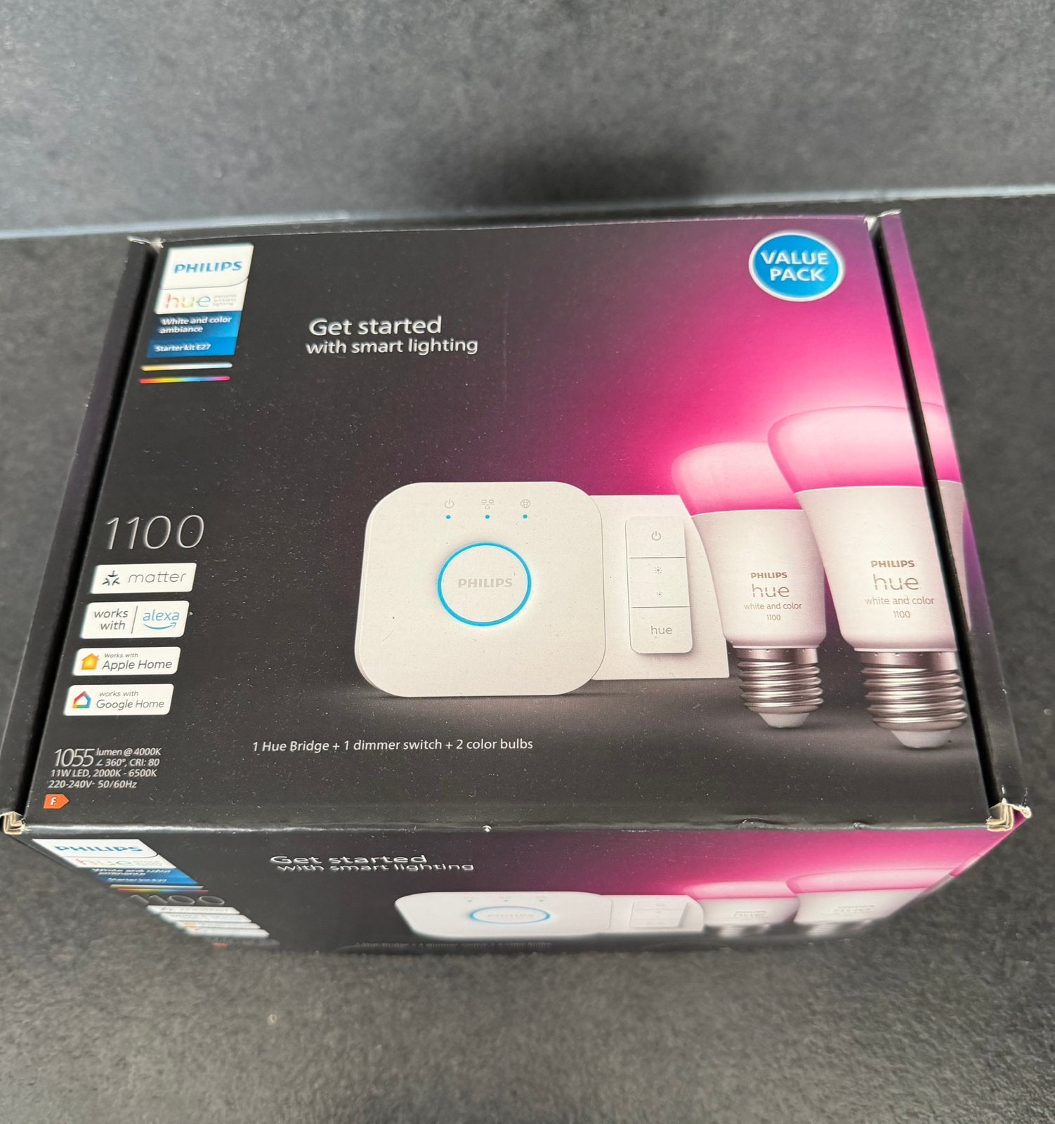 PHILIPS HUE starterskit NIEUW, Maison & Meubles, Enlèvement, Neuf
