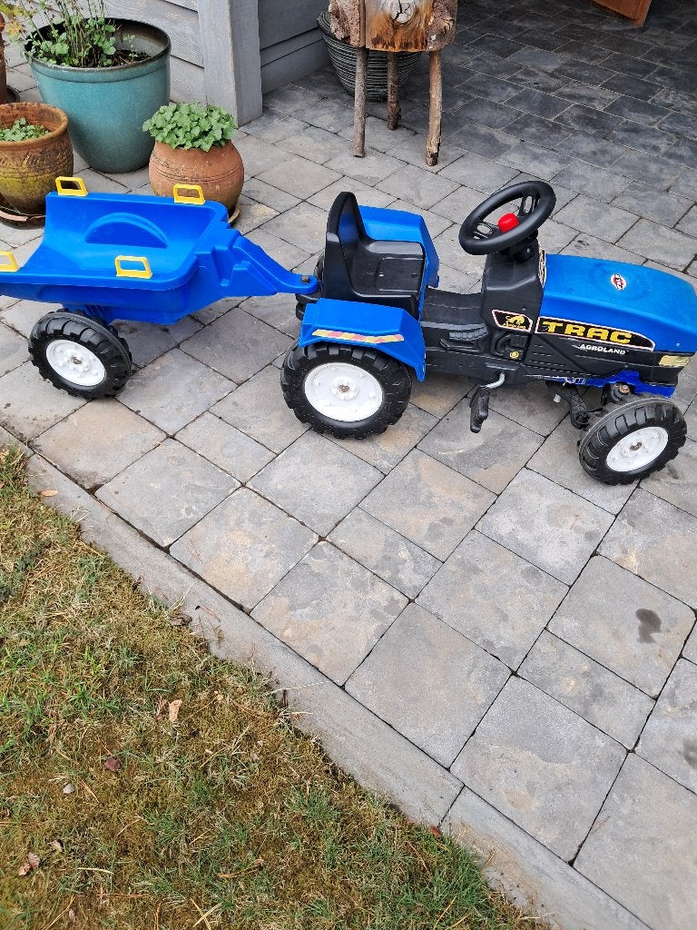 Tractor met kar, Ophalen, Gebruikt
