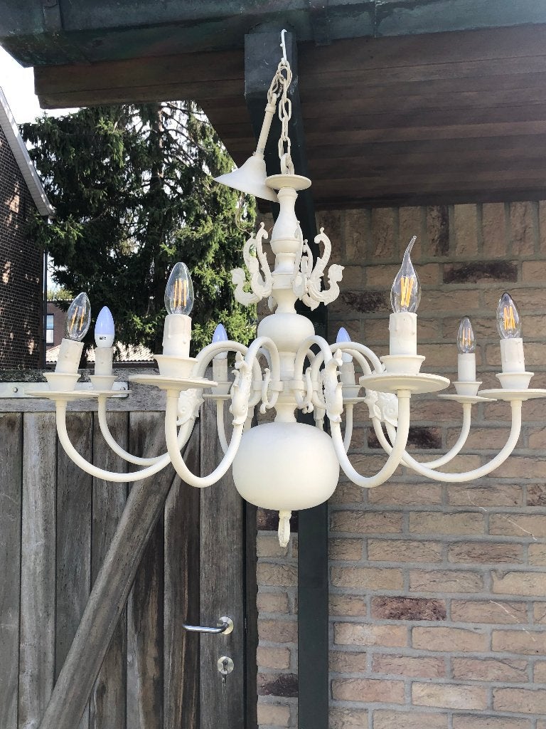 Landelijke kroonluchter 60€, Huis en Inrichting, Ophalen, Gebruikt