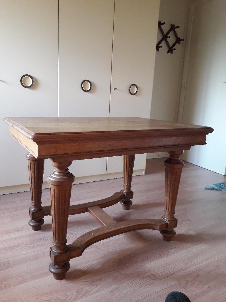 Table en chêne, Enlèvement, Comme neuf, Rectangulaire, Rustique