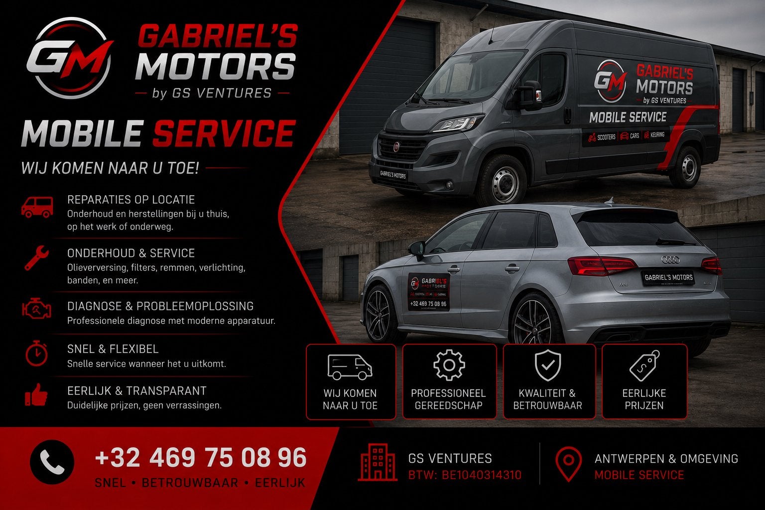Service de voiture mobile | Entretien et réparations, Enlèvement