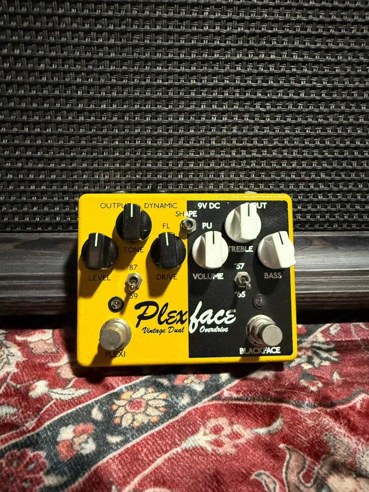 Webbo Plexface — Fender Blackface et Marshall Plexi, Enlèvement ou Envoi, Comme neuf, Distortion, Overdrive ou Fuzz