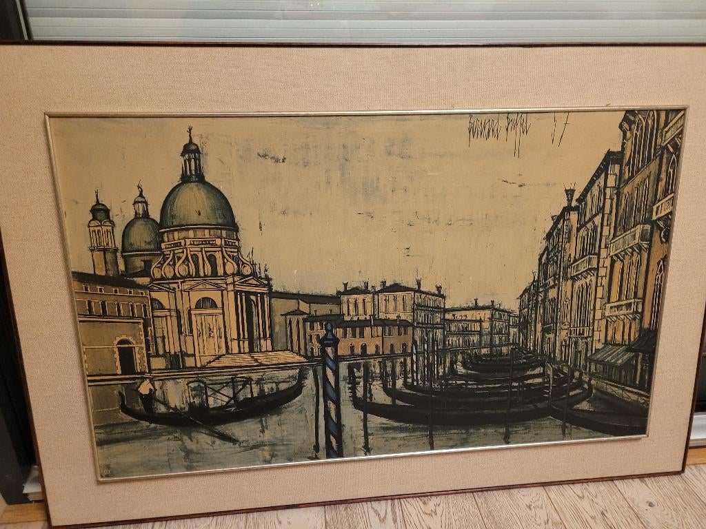 Lithographie/estampe de Bernard Buffet 1957 Guy Spitzer, Antiquités & Art, Enlèvement