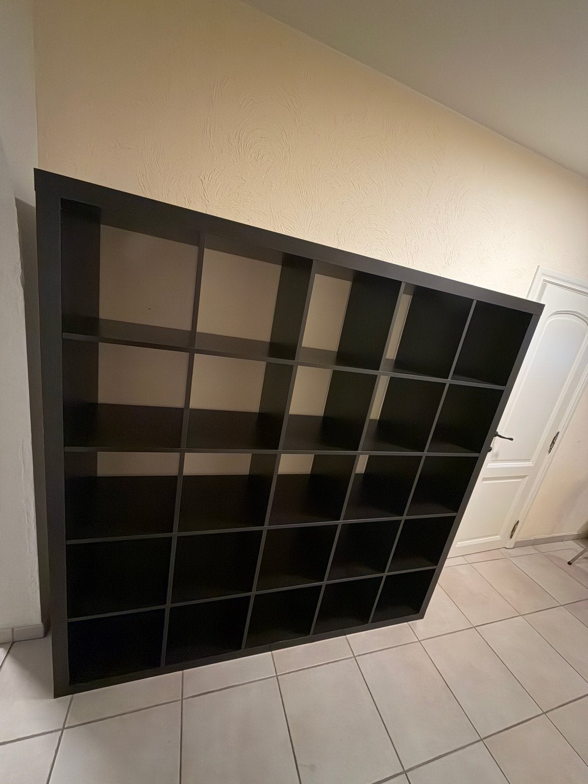 IKEA Kallax open kast 182 x 182 zwartbruin, Ophalen, Zo goed als nieuw